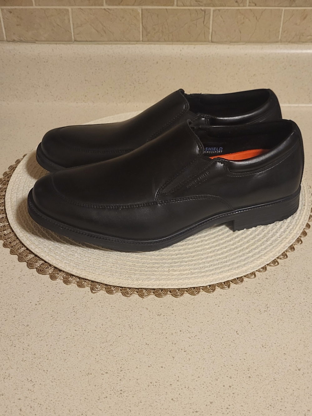 Black Slip-On Men's Dress Shoes